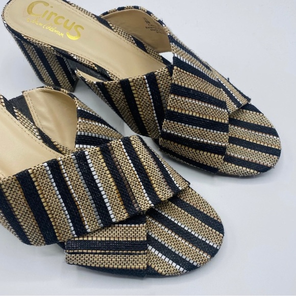 Circus by Sam Edelman – tan striped heels women’s size 9 - Picture 3 of 8